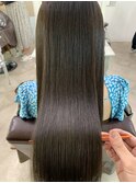 髪質改善ケア酸性ストレートでドライヤーするだけで艶髪へ