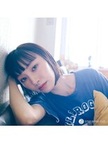 ポルタカリーナサロン(PORTA CARINA SALON)&nbsp;前髪ぱっつんボブ