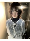 中性ウルフカット姫カットボブウルフショートウルフ姫ウルフ
