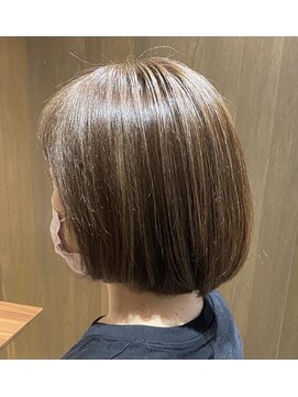 キコーヘア(kiko hair) 丸みボブ/白髪ぼかし/脱白髪染め】吹田/岸辺/千里丘/江坂/正雀