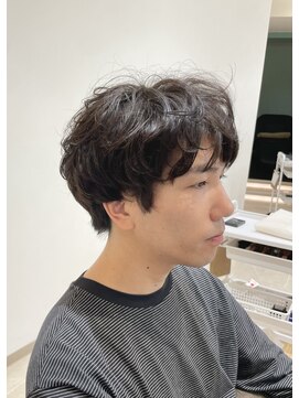 シュヴー 浦安店(CHEVEUX) メンズマッシュニュアンスパーマツーブロック
