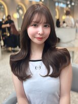 シーシンジュク 新宿南口(Sea shinjuku)&nbsp;韓国風前髪×レイヤーカット【新宿/前髪/レイヤーカット】
