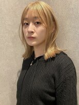 チル 福井駅前店(Chill) 福井　駅前　ブロンド　髪質改善　切りっぱなし　艶髪