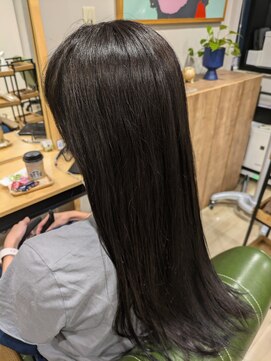 ヘアサロン ナノ(hair salon nano) 透け感グレージュ