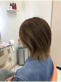 ハイライトで白髪ぼかし