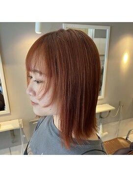 モップス 富岡店(MOPS) カシスオレンジ×顔まわりレイヤー