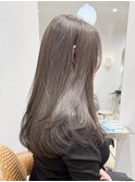 原宿美容室Tierra プレミアムケアカラーで作るアッシュベージュ