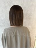 切りっぱなしボブ