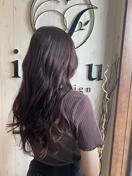 イコウヘアデザイン(icou hair design) ふんわりラベンダーベージュ♪