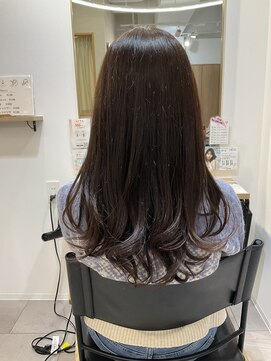 クク(coucou) 透明感ベージュ×ロングスタイル