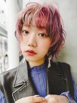 オジョマノ(OjOmano)&nbsp;ブリーチインナーカラーダブルカラーハイライト髪質改善20代30代