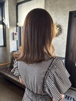 アイビーヘアー(iB HAiR)&nbsp;ナチュラルブラウン/外ハネミディ