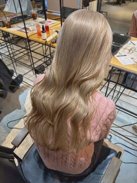 リムレス(LIMLESS) 顔周りレイヤー/ダブルカラー/髪質改善/ケアブリーチ万代新潟駅