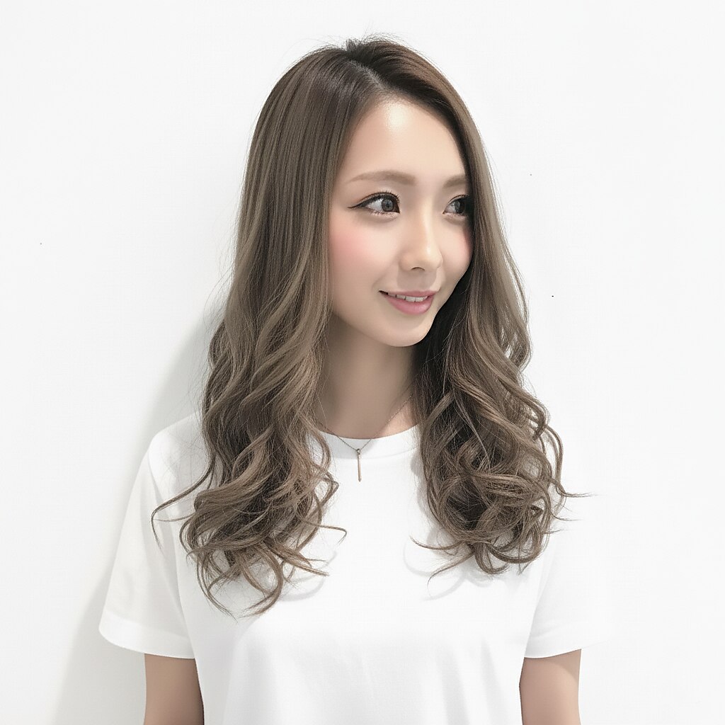 10分ヘアセット 巻きおろし