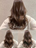 ロンド アンブル 四条烏丸(Lond ambre) 川村利幸 /レイヤー/似合わせカット/グレージュ