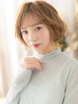 カバーヘア ブリス 大宮西口(COVER HAIR bliss) 外国人風ハイトーンカラーボブウルフマッシュh4大宮20代30代40代