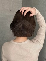 ヨーク(YOKE) レイヤーボブくびれボブ大人ボブダブルカラーヘーゼルブラウン