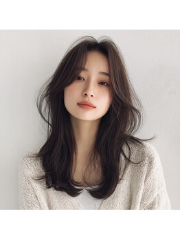 ハーツヘアーズ 上安店(HEARTS hair's)の写真/上品なツヤ感と外国人風の透明感が人気のイルミナカラー♪思い通りの色と驚きの艶が手に入る！