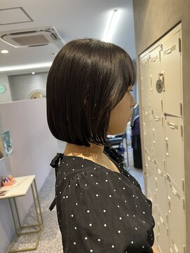 ボヌール 川西(Bonheur) まとまりのいい韓国風タッセルボブ