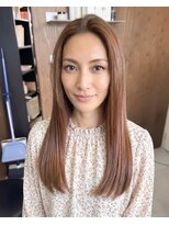 零秒女髪 千里丘店&nbsp;艶髪で魅せる上品なナチュラルロングヘア髪質改善美髪艶感