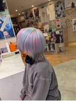 トーキョー オタクヘアー(TOKYO OTAKU HAIR) にじさんじ ジョー・力一/推しカラー/ピンク/ミントグリーン