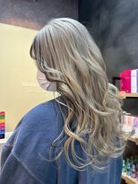 ノーヴァ バイ ボナ 前橋店(nova by bona) 【垢抜け感UP】顔まわりレイヤー×大ぶり韓国風ウェーブ18