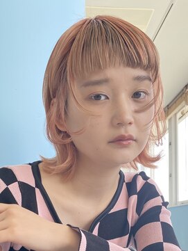 トリッカ シブヤ(TRICCA SHIBUYA) 透明感ベージュ×ミニウルフボブ