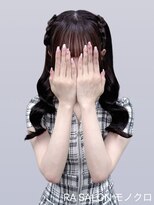 アールエーサロンモノクロ 秋葉原(RA SALON モノクロ)&nbsp;【推し活ヘアメ】編み上げハーフツイン