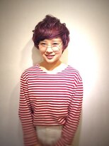 プランクスター(prankster)&nbsp;[prankster] ピンク色のパーマスタイル