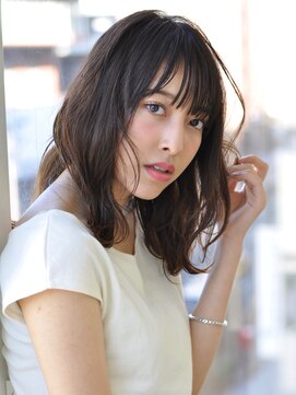 エレノア 渋谷公園通り店(Eleanor) 束感ウェットミディ【PREGO】