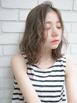 リリアン 青山(relian)&nbsp;かきあげバング×スモーキーアッシュ