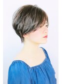  透明感覚エッジショートボブ【RENJISHI】