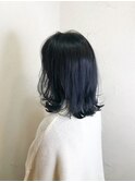 【reir下北沢】*無造作ボブディ+ダークネイビー*