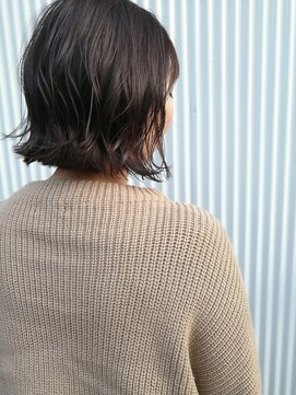 ブルー(BLUE) #BLUE mix外ハネ