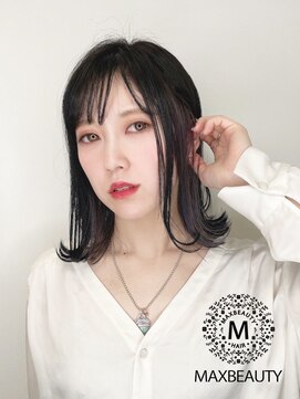 マックスビューティーギンザ(MAXBEAUTY GINZA)　 耳かけ小顔外ハネミディアム【銀座/銀座駅】