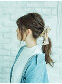簡単ポニテアレンジ【produce堀之内】