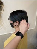 #ショート #ヘア #グリーン #カラー #グラデーション