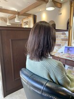 アドラーブル 女池店(adorable) 【ミディアム】大人かわいい【くびれレイヤー】【30代40代】