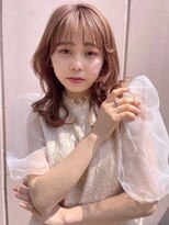 ローウェシェア(Louwe/share)&nbsp;透明感マロンベージュ/セミロングウルフ/Aラインボブ