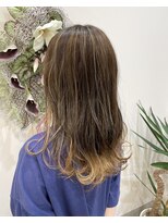 ワイスラッシュジングウ(Y / JINGU)&nbsp;ナチュラルハイライトで≪アッシュブラウン≫