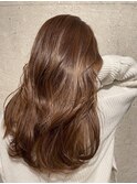 #ツヤカラー #透明感 #ブラウン