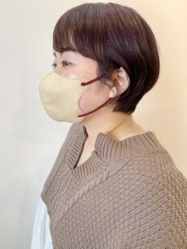 ピノリコ Hair&make pinorico pink gray ◎ short hair