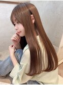 【Lond ambre】五島巨幹 チョコレート/髪質改善/縮毛矯正/前髪