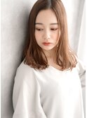 【BALMY 難波】ベージュ系でこなれたナチュラルストレート