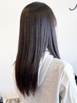 レポヘアー(Repos hair) 20代30代40代髪質改善艶感ストレート縮毛矯正ロング透明感