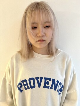 コト 福井大和田店(coto) 福井 大和田 ハイトーンカラー ホワイトベージュ ブリーチ