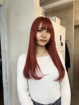 アジールヘア 東上野店(agir hair) チェリーレッド 10代20代30代 【上野】