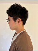 MEN’S HAREアッシュブラックベリーショート