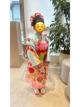 七五三＊七歳＊日本髪