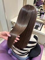 ハピネス 河原町店(Happiness)&nbsp;髪質改善 レイヤーカット ベージュ グレージュ 20代 30代 40代